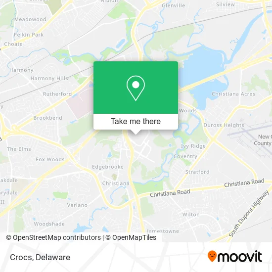 Crocs map