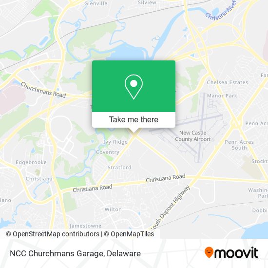 NCC Churchmans Garage map
