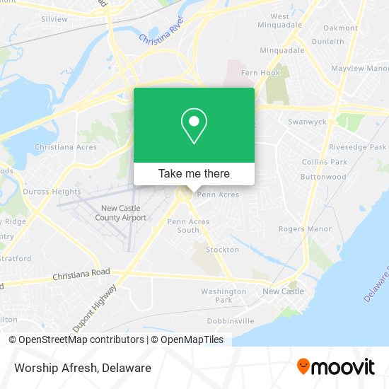 Worship Afresh map