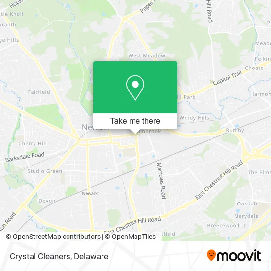Crystal Cleaners map