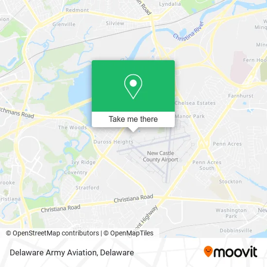Delaware Army Aviation map