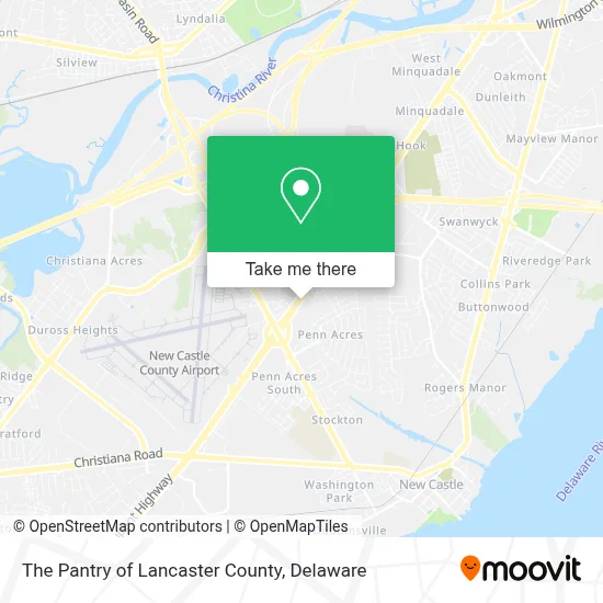 The Pantry of Lancaster County map