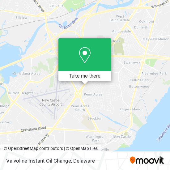 Mapa de Valvoline Instant Oil Change