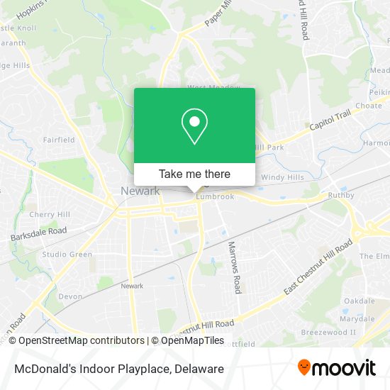 Mapa de McDonald's Indoor Playplace