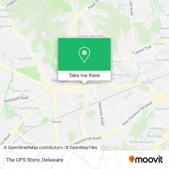 Mapa de The UPS Store