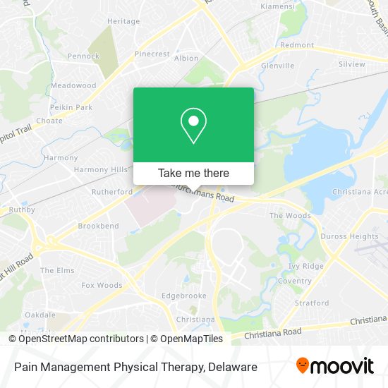 Pain Management Physical Therapy map