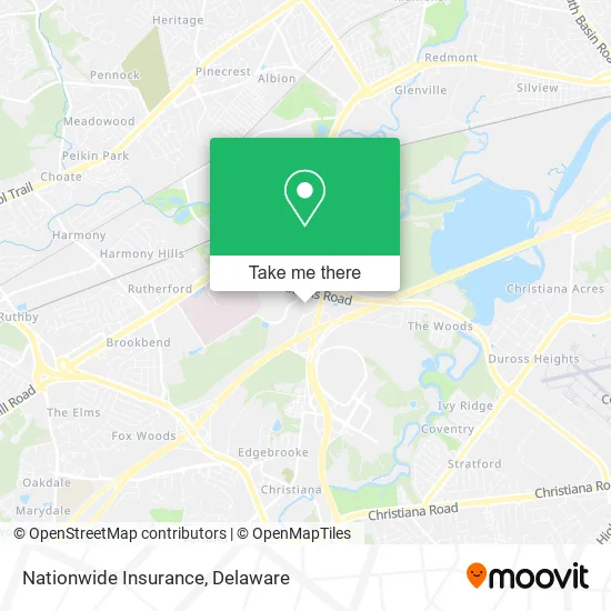 Nationwide Insurance map
