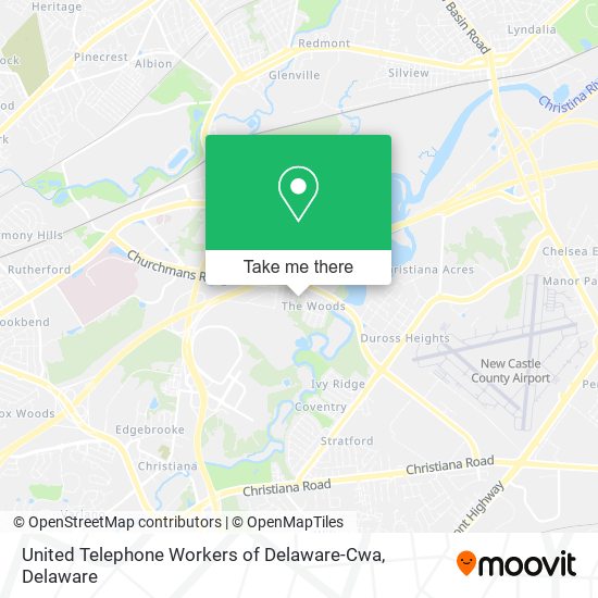 Mapa de United Telephone Workers of Delaware-Cwa