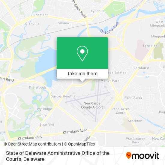 Mapa de State of Delaware Administrative Office of the Courts