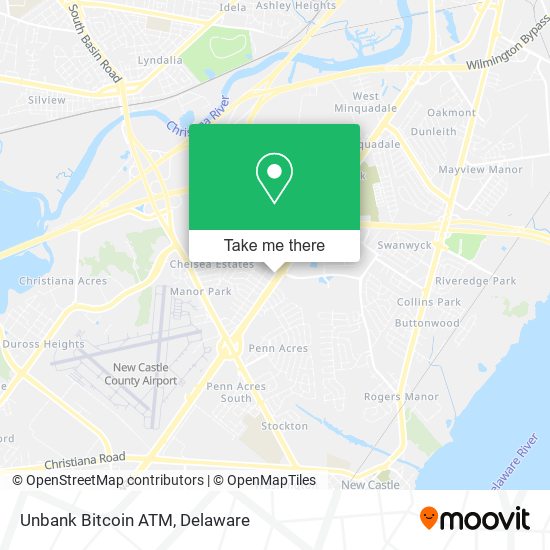 Unbank Bitcoin ATM map