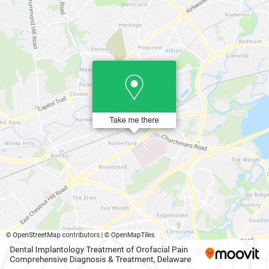 Dental Implantology Treatment of Orofacial Pain Comprehensive Diagnosis & Treatment map