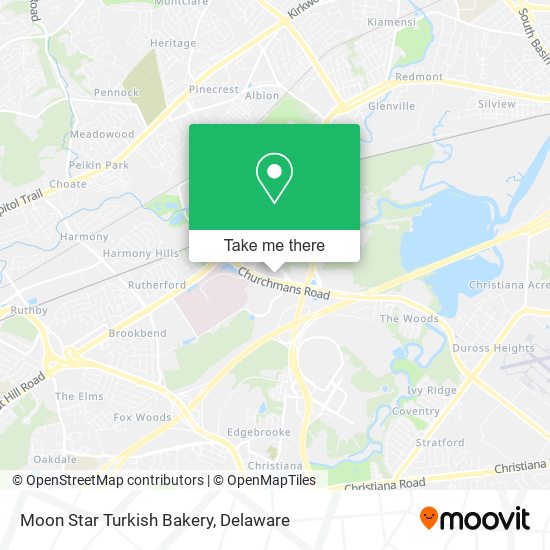 Moon Star Turkish Bakery map