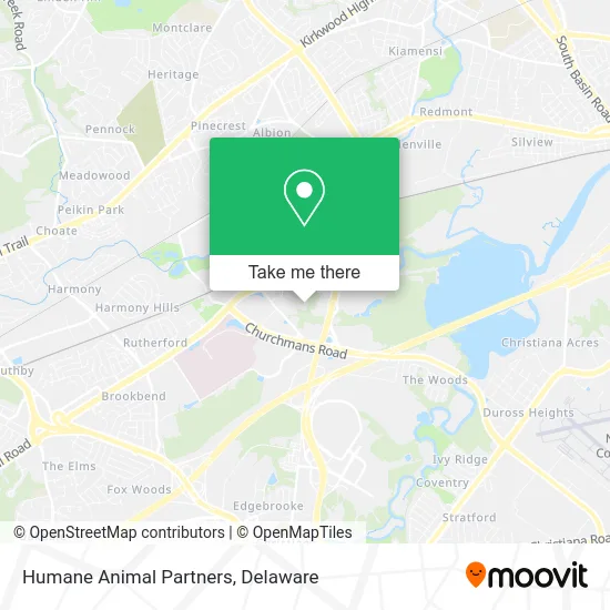 Humane Animal Partners map