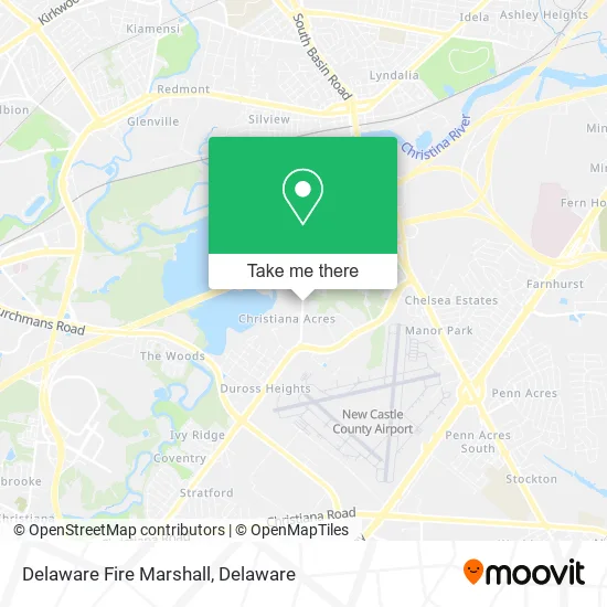 Delaware Fire Marshall map