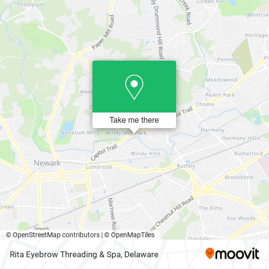 Rita Eyebrow Threading & Spa map