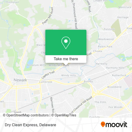 Dry Clean Express map
