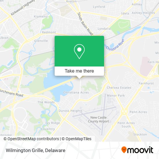 Mapa de Wilmington Grille