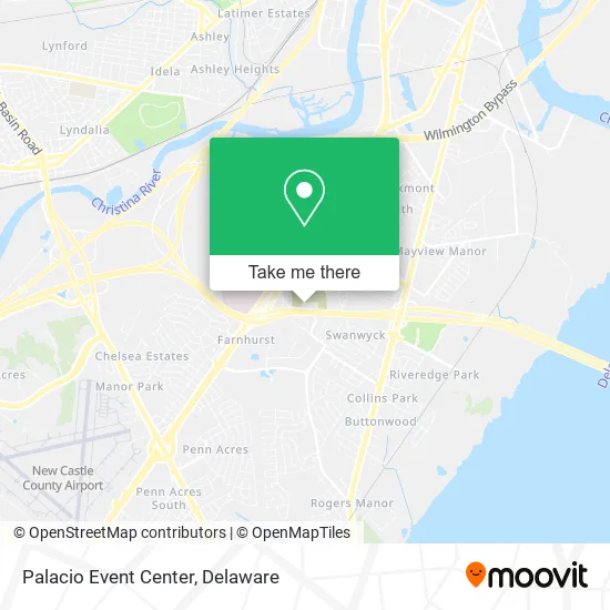 Mapa de Palacio Event Center