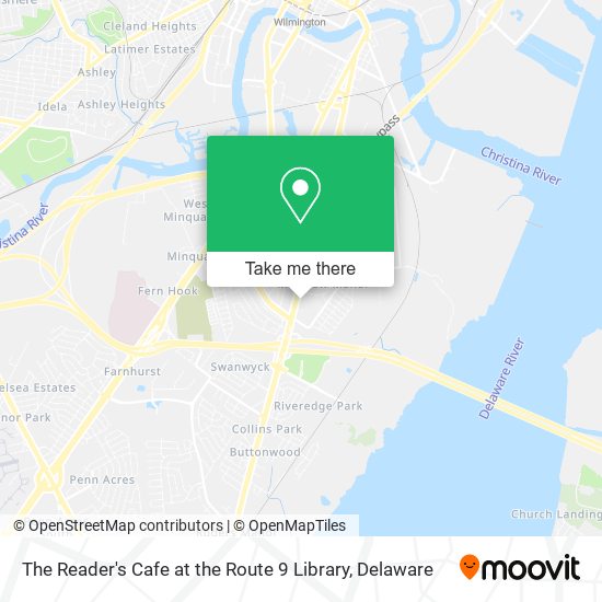 Mapa de The Reader's Cafe at the Route 9 Library