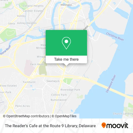 Mapa de The Reader's Cafe at the Route 9 Library