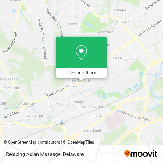 Relaxing Asian Massage map