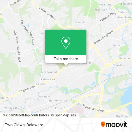 Two Claws map