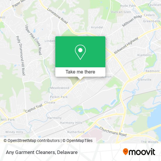 Any Garment Cleaners map