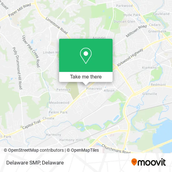 Delaware SMP map