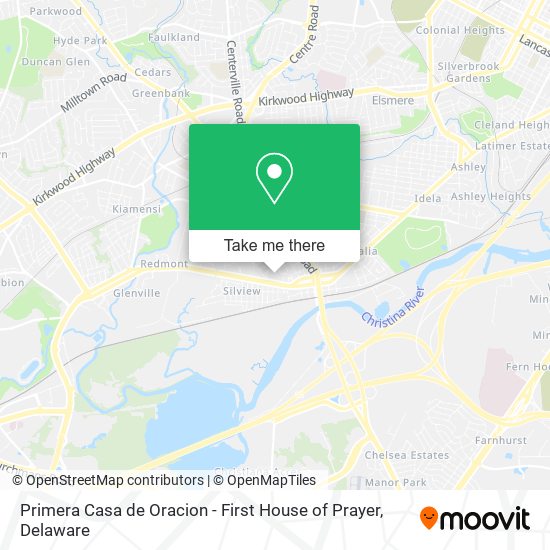 Primera Casa de Oracion - First House of Prayer map