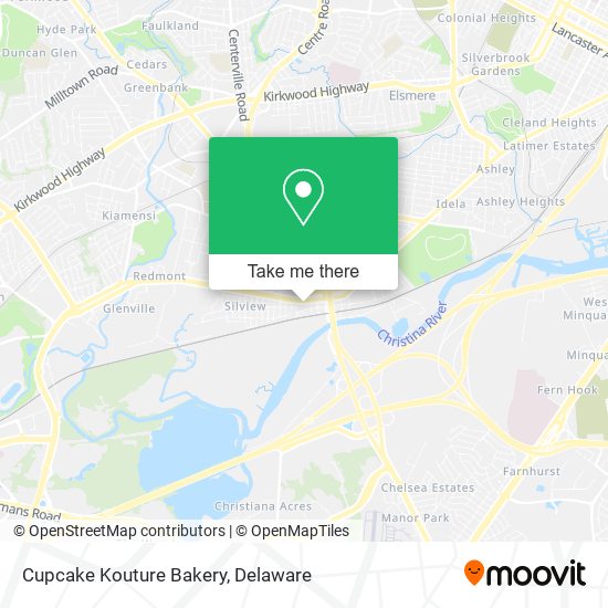 Cupcake Kouture Bakery map