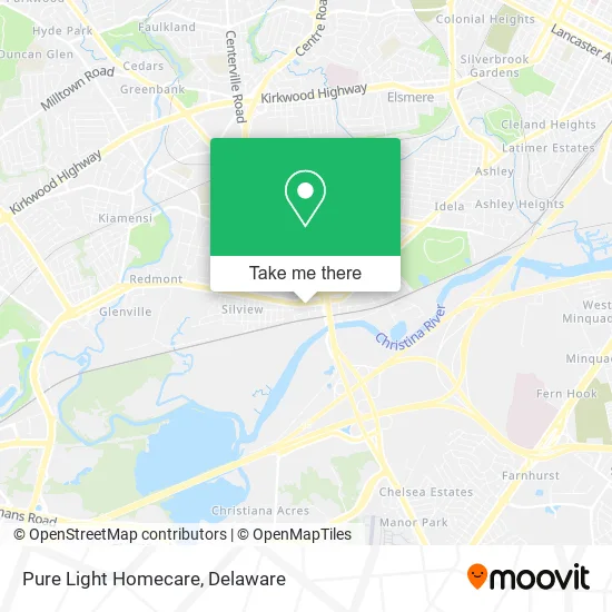 Pure Light Homecare map
