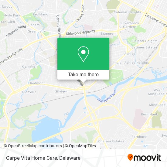 Carpe Vita Home Care map