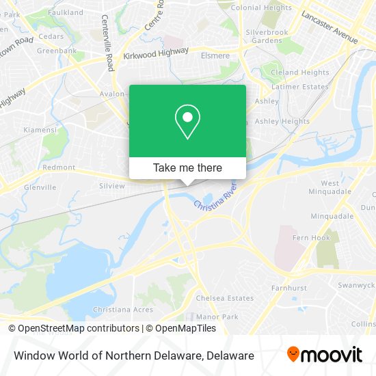 Window World of Northern Delaware map
