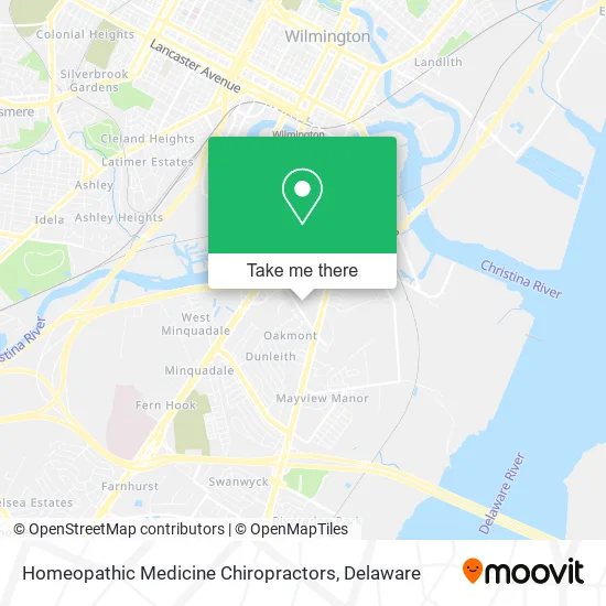 Homeopathic Medicine Chiropractors map