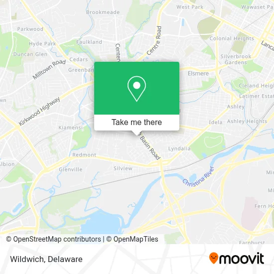 Wildwich map