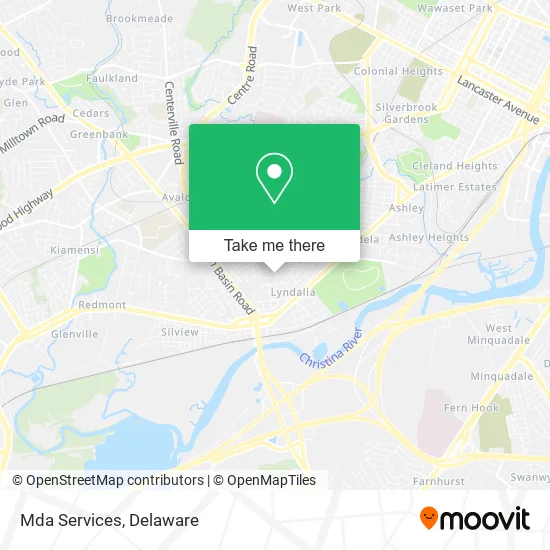 Mda Services map