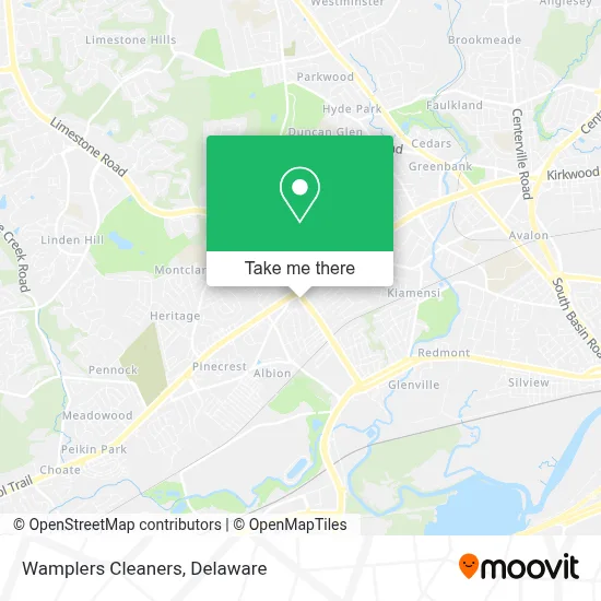 Wamplers Cleaners map