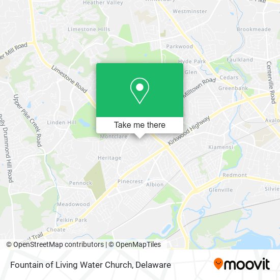 Mapa de Fountain of Living Water Church