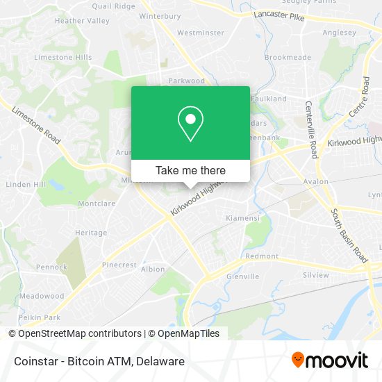 Mapa de Coinstar - Bitcoin ATM