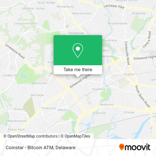 Coinstar - Bitcoin ATM map