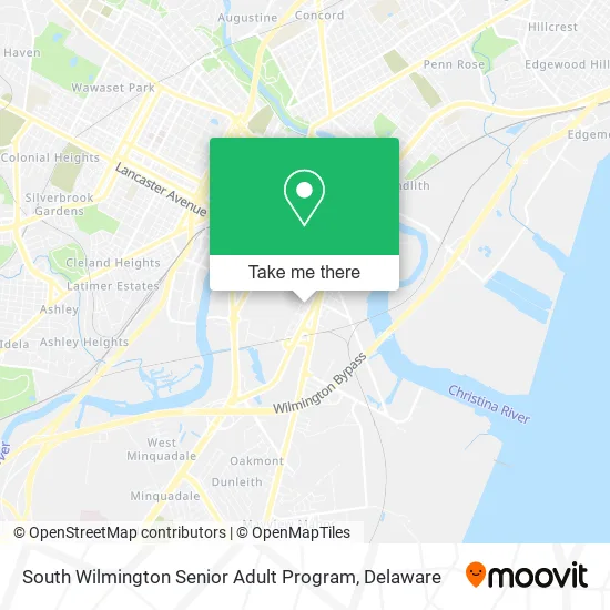Mapa de South Wilmington Senior Adult Program