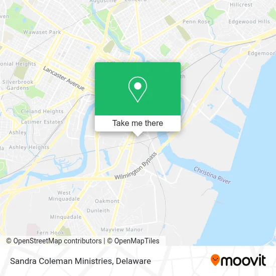 Sandra Coleman Ministries map