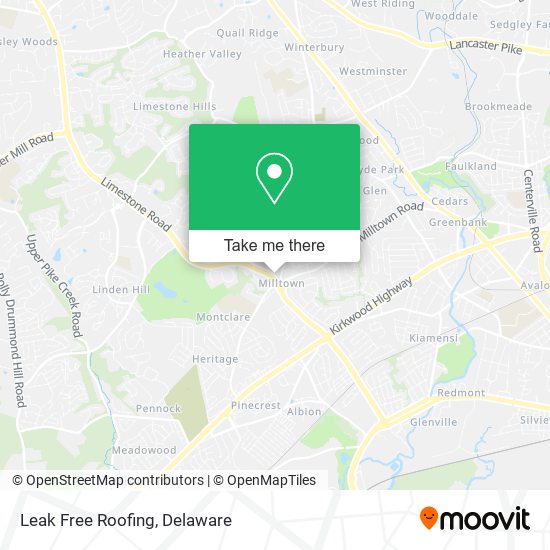 Mapa de Leak Free Roofing