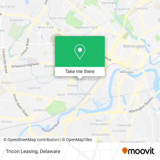 Tricon Leasing map