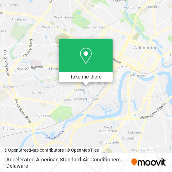 Accelerated American Standard Air Conditioners map