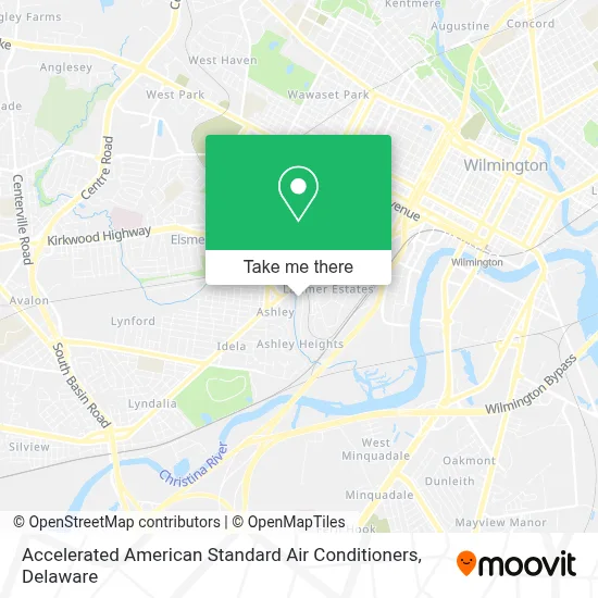 Accelerated American Standard Air Conditioners map