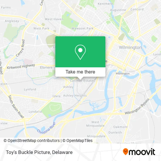 Toy's Buckle Picture map