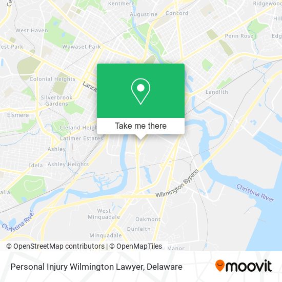 Mapa de Personal Injury Wilmington Lawyer