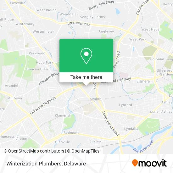 Winterization Plumbers map