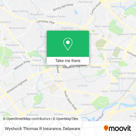 Mapa de Wyshock Thomas R Insurance